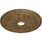Ekena Millwork Bristol Ceiling Medallion (Fits Canopies up to 3 7/8"), 23 1/2"OD x 3 7/8"ID x 1"P, Rubbed Bronze CM23BIRZS - alternate 3